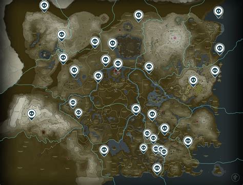 all hinox locations tears of the kingdom|hinox location map.